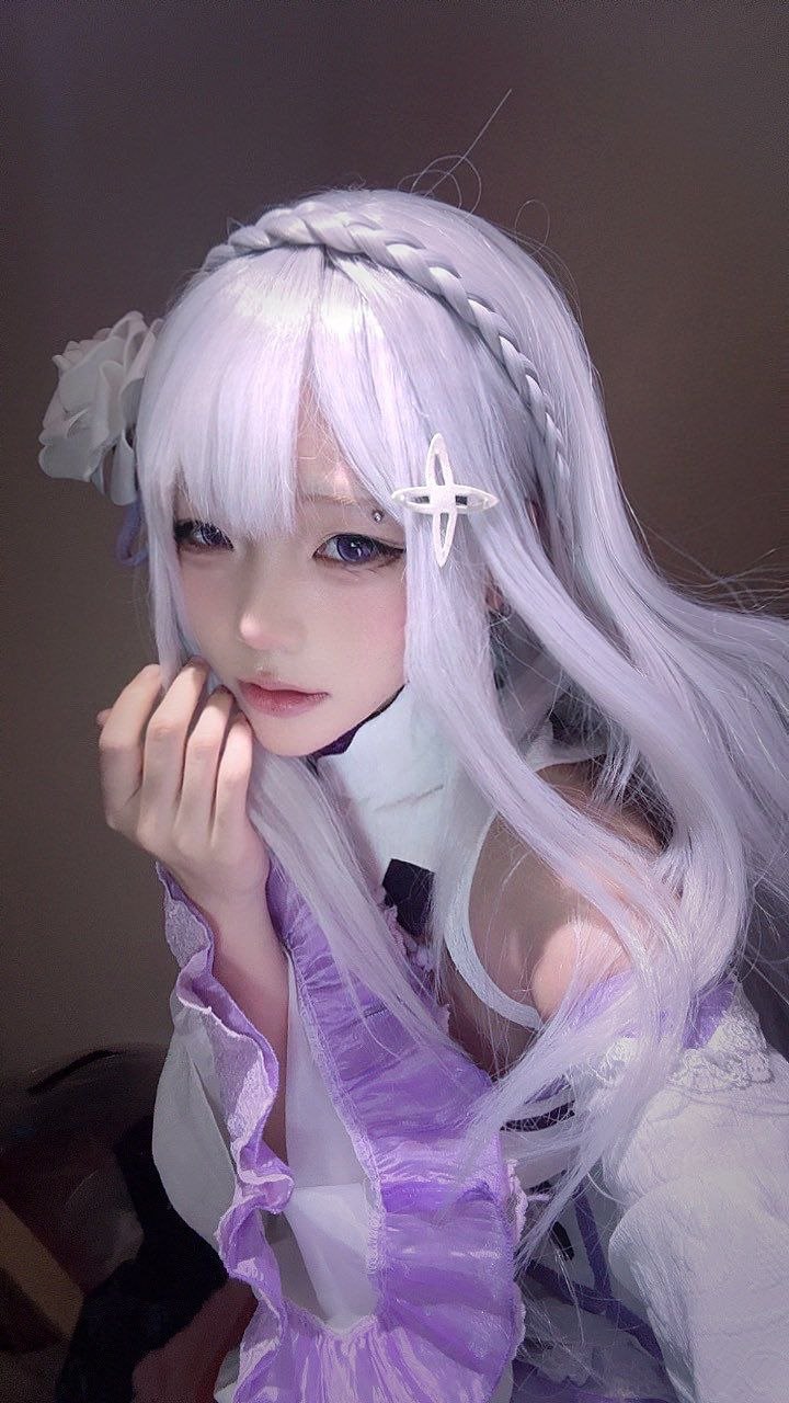 【2】芃芃大人 套路直播 单人 cos 厚丝袜 从零开始的异世界 爱蜜莉雅 厚白丝 裸足 撸管指挥 嫌弃脸 倒计时 盯