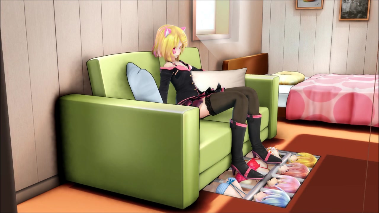 原神 mmd 踩踏 舔脚 马眼 足交 座椅 逆r (19)
