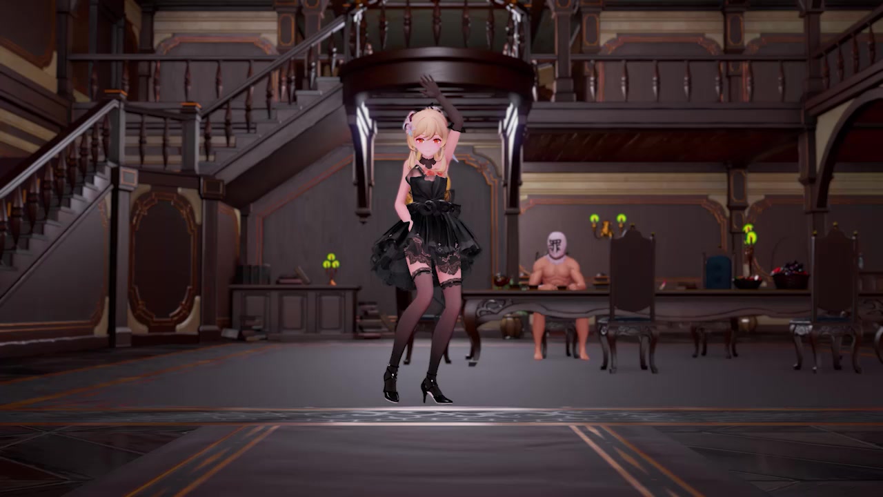 原神 mmd 踩踏 舔脚 马眼 足交 座椅 逆r (33)