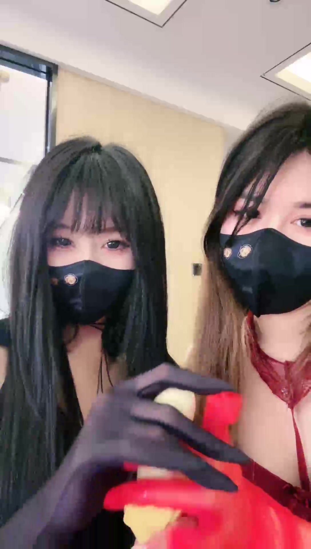 维妮s 第一视角 中指 手势指挥 倒计时套路直播  (10)